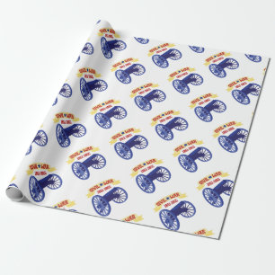 Banner & Cannon Wrapping Paper