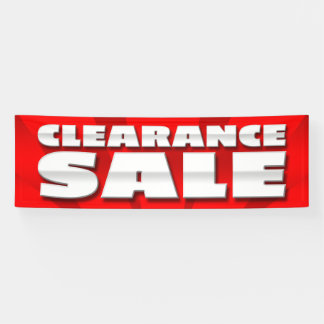 BANNER CLEARANCE SALE  - 2.5'x8'
