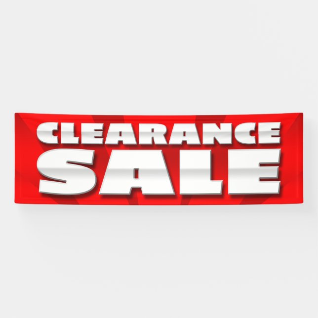 BANNER CLEARANCE SALE  - 2.5'x8' (Horizontal)