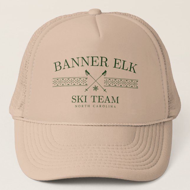 Banner Elk Ski Team, North Carolina Trucker Hat (Front)