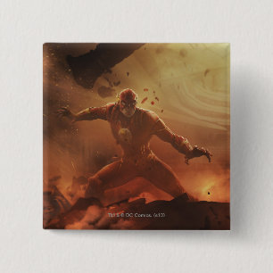 Banner: Flash, Grundy 15 Cm Square Badge