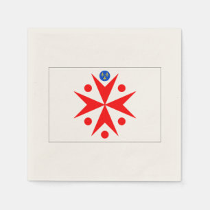 Banner Grand Duchy of Tuscany white Napkin