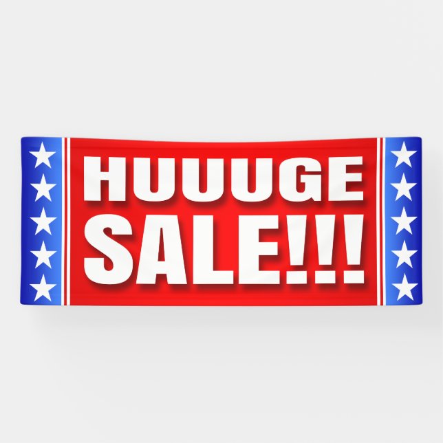 BANNER HUGE SALE  - 2.5'x6' (Horizontal)