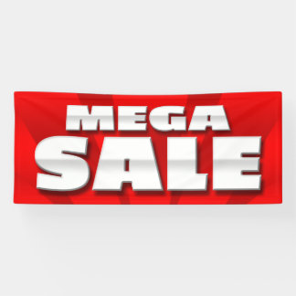 BANNER MEGA SALE  - 2.5'x6'