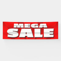 BANNER MEGA SALE - 2.5'x8'
