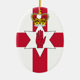 Banner of Northern Ireland Ceramic Ornament