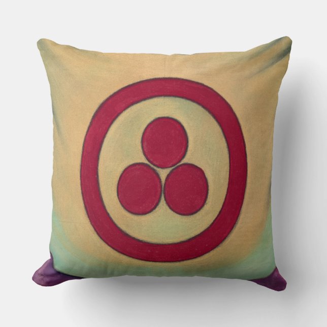 Banner of Peace by Nicholas Roerich Cushion (Front)