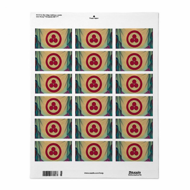 Banner of Peace by Nicholas Roerich Label (Full Sheet)