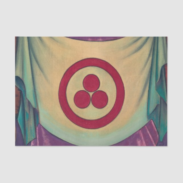 Banner of Peace by Nicholas Roerich Tissue Paper (Front)