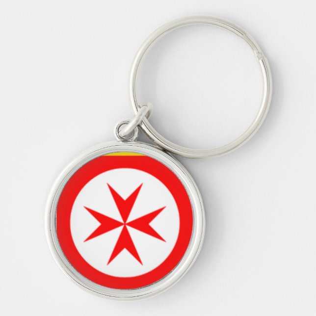 Banner of the Navy Tuscany Medici Key Ring (Front)
