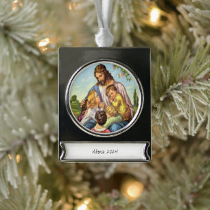 Banner Ornament Jesus 