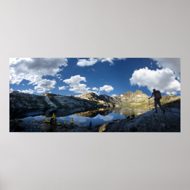 Banner Peak and 1000 Island Lake - John Muir Trail Poster (Front)