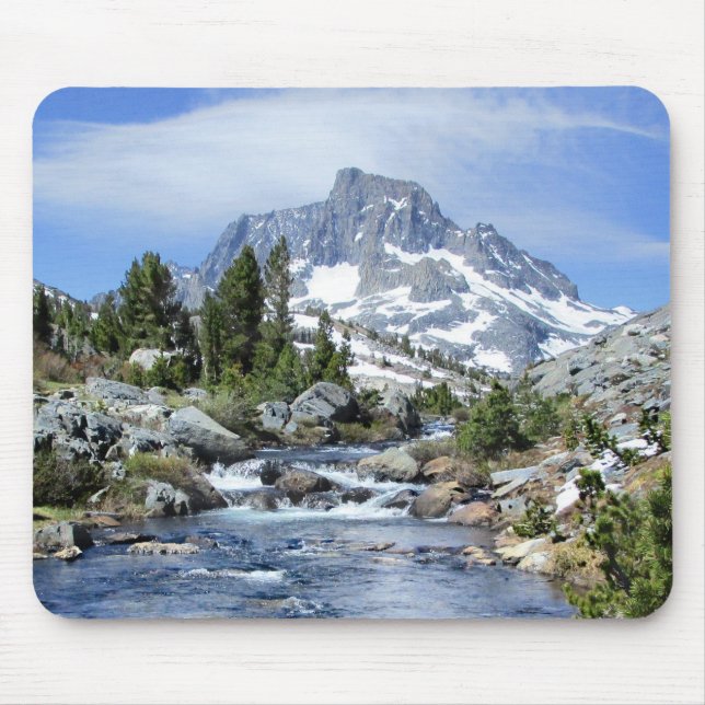 Banner Peak from Thousand Island - Sierra Nevada Mouse Pad (Front)