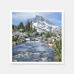 Banner Peak from Thousand Island - Sierra Nevada Napkin