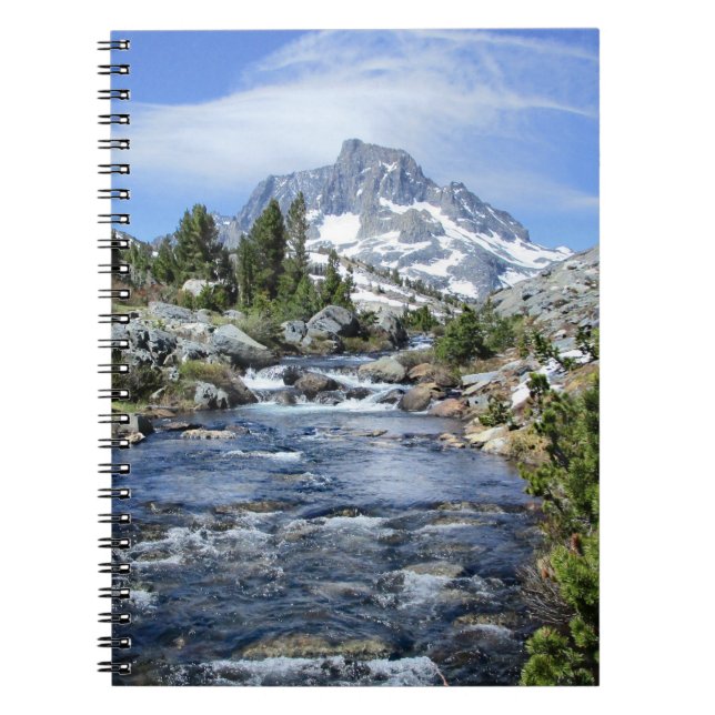 Banner Peak from Thousand Island - Sierra Nevada Notebook (Front)