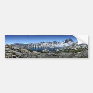 Banner Peak over Garnet Lake - Sierra Nevada Bumper Sticker