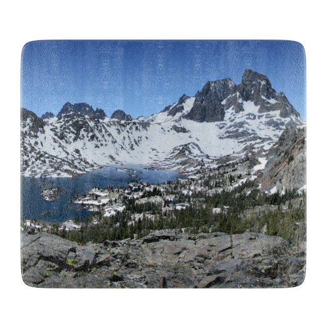 Banner Peak over Garnet Lake - Sierra Nevada Cutting Board (Front)