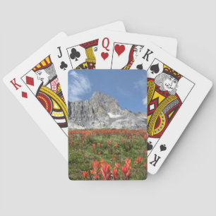 Banner Peak Wildflowers - Ansel Adams Wilderness Playing Cards