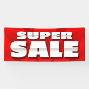 BANNER SUPER SALE - 2.5'x6'