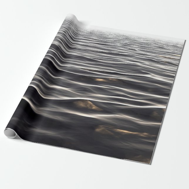 Banner texture background water wrapping paper (Unrolled)