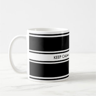 BANNER violet gradient + KEEP CALM Coffee Mug