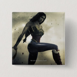 Banner: Wonder Woman, Flash 15 Cm Square Badge