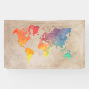 Banner world map #map