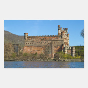Bannerman Castle Rectangular Sticker