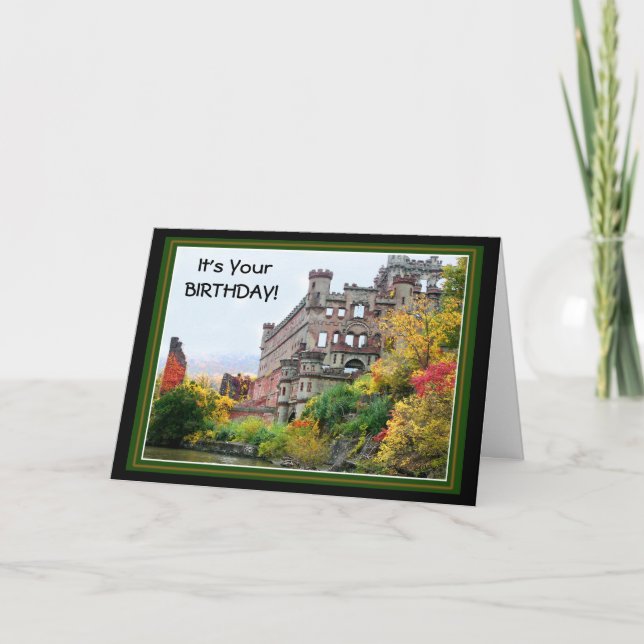 Bannermans Castle/ Fall birthday Card (Front)