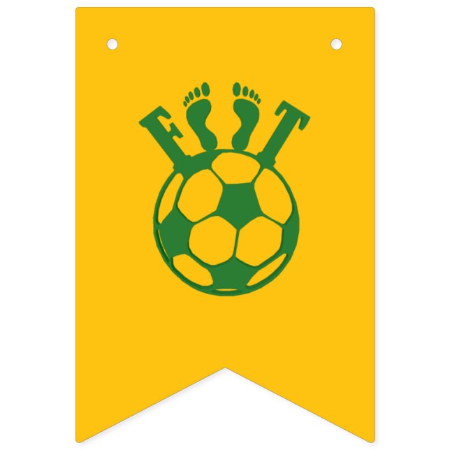 bannière à fanions Footprints of Glory – World Cup Bunting (First Flag)