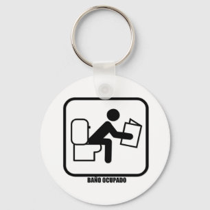 Baño Ocupado Key Ring