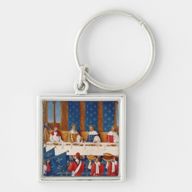 Banquet given by Charles V Key Ring (Front)