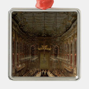 Banquet in the Redoutensaal, Vienna, 1760 Metal Ornament