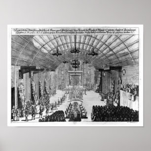 Banquet in the Romer Hall at Frankfurt-am-Main Poster