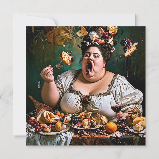 "Banquet of Chaos" Surreal Colourful Artwork (Front)