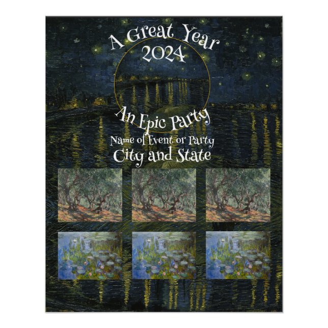 Banquet Tea Garden Surprise Party Block 2024 Poster (Front)