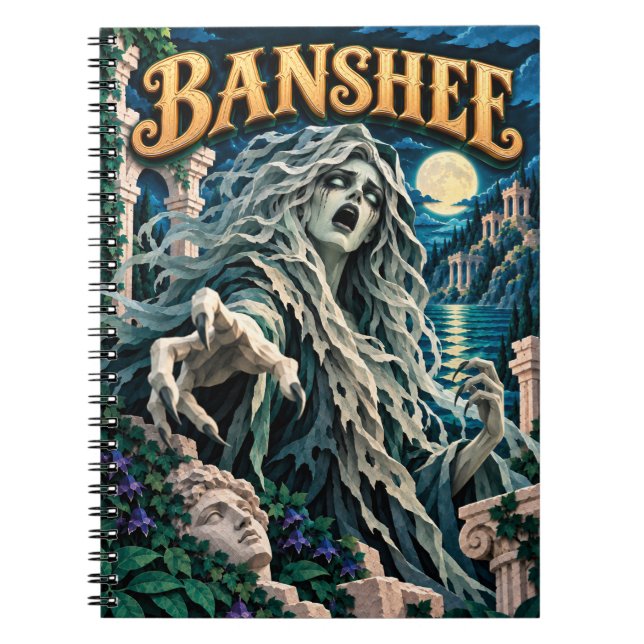 Banshee, Paper Cut Monster Notebook (Front)
