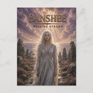 Banshee Wailing Strand Dark Cinema Postcard