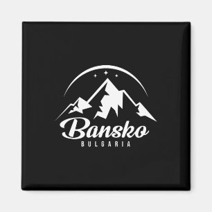 Bansko Bulgaria Ski Resort Skiing Snowboarding Magnet