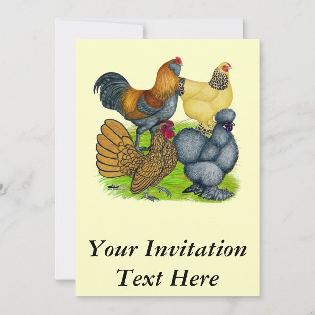 Bantam Quartet Invitation (Front)