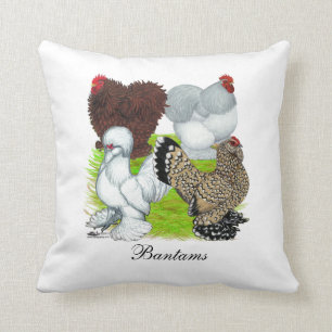 Bantams Feather Legged Cushion