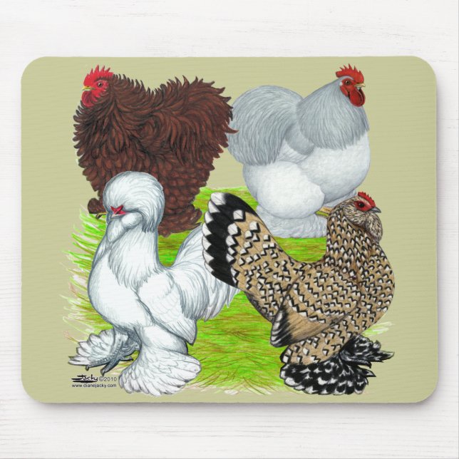 Bantams Feather Legged Mouse Pad (Front)