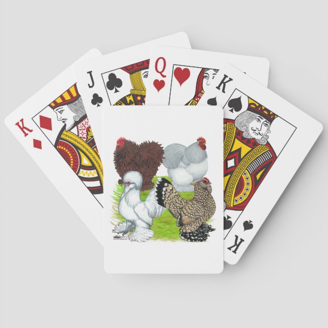 Bantams Feather Legged Playing Cards (Back)