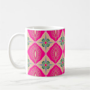 bantul batik in various colours, Batik is a techni Coffee Mug