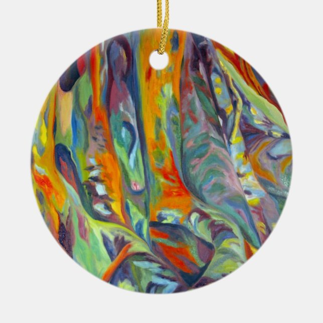 Banyan Root Fine Art Ornament (Front)