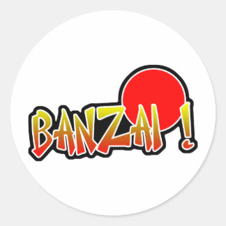 Banzai Sticker