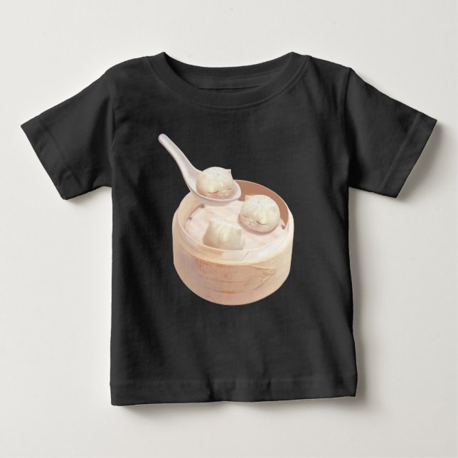 Bao Baby – Tea Time Bao Buddies Baby T-Shirt (Front)