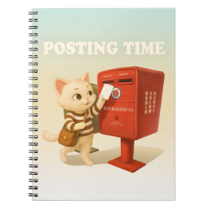 Bao Bao: Posting Time with Retro Taiwan Mailbox Notebook