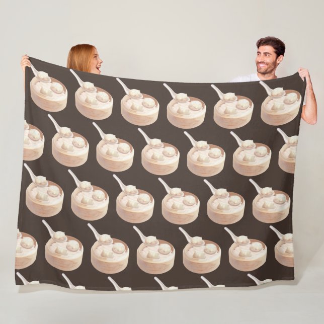 Bao Buddies: Cute Cat Dumplings in Steamer Fleece Blanket (In Situ)