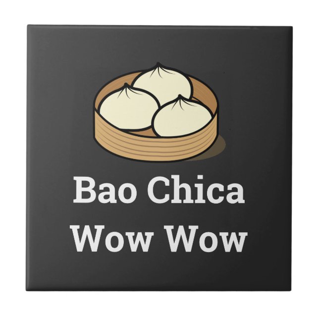Bao Chica Wow Wow Ceramic Tile (Front)